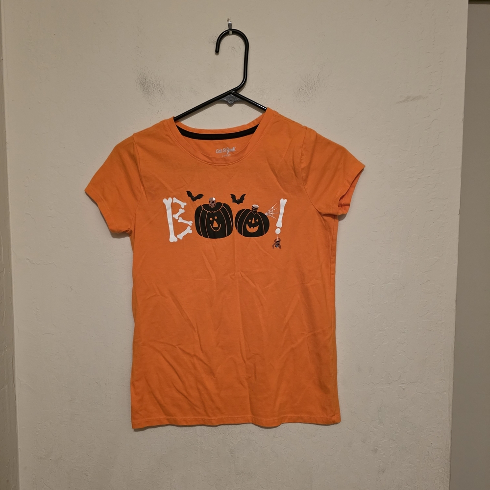 Cat & Jack Orange 'Boo!' Halloween Tee